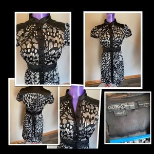 Black & White Guess Stretch Dress